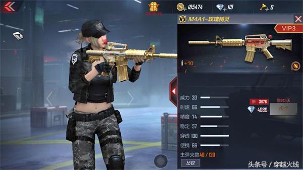 M4A1-玫瑰评测：倾世之恋 牵手那个TA