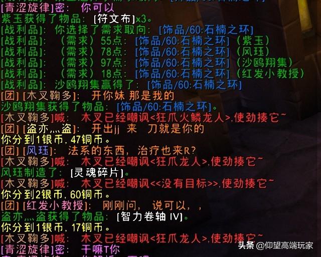 魔兽世界：怀旧服奶骑roll石楠被踢，所以是跨甲还是跨天赋？