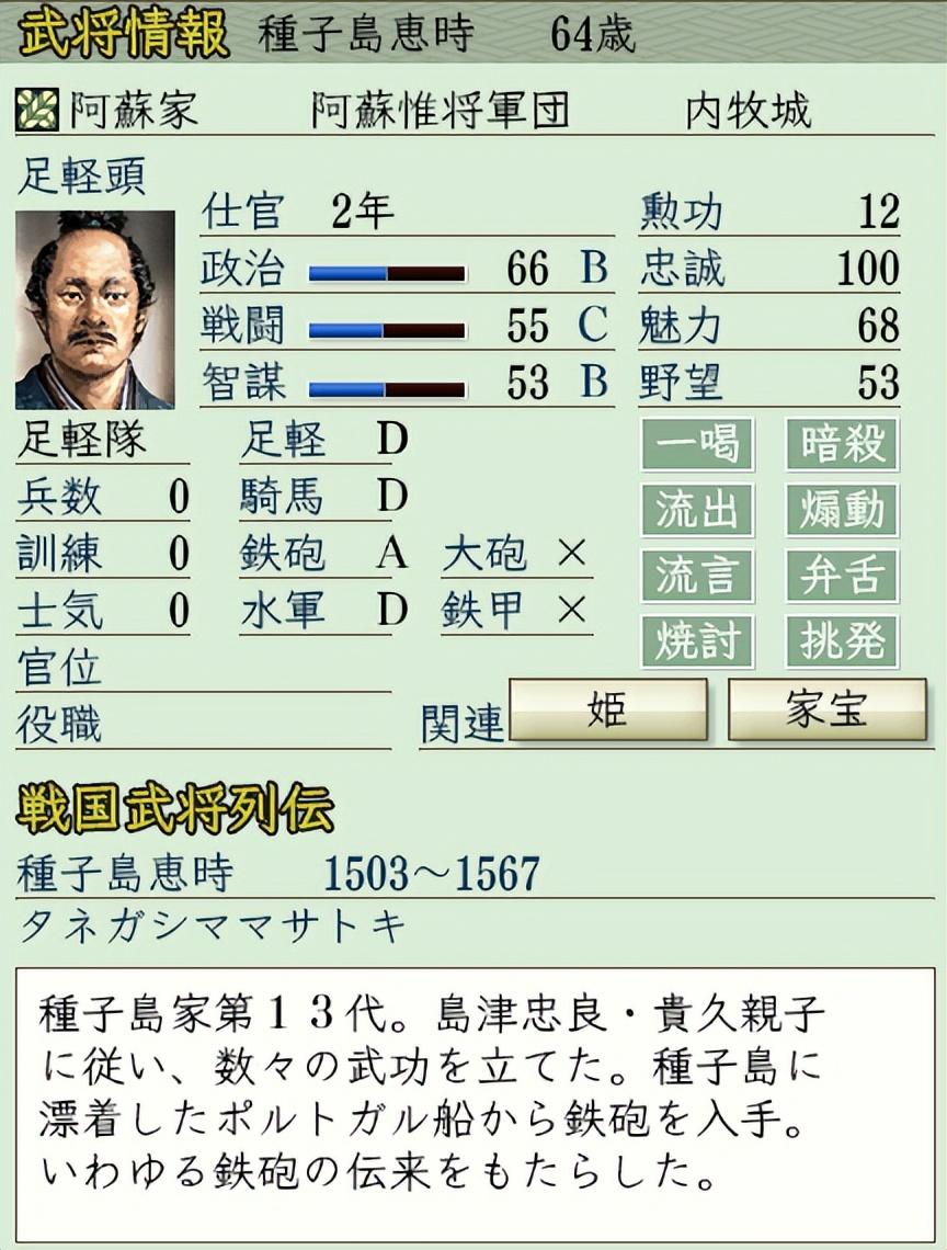 信长之野望6：拥有哪些武将可以一城搏天下？关键还是看技能！